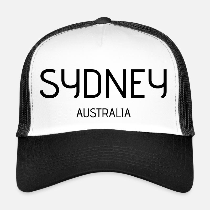 sydney - Trucker Cap - white/black
