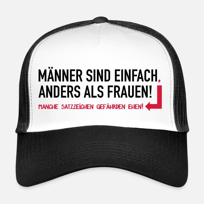 Männer sind einfach anders als Frauen Trucker Cap