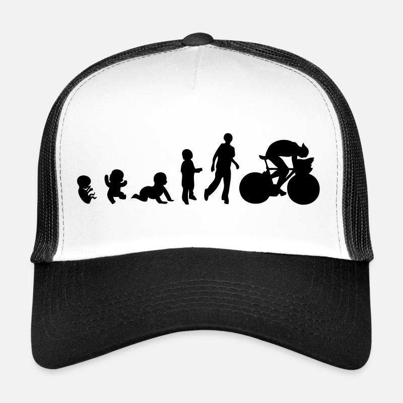 Evolution Mensch mann Sportarten cycling Trucker Cap