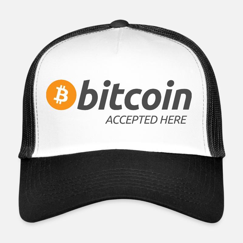 Bitcoin Accepted Here Trucker Cap