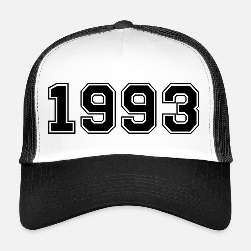1993 - Casquette trucker  - blanc/noir