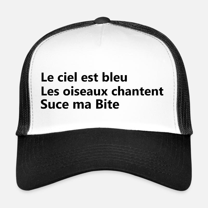 suck my dick Trucker Cap