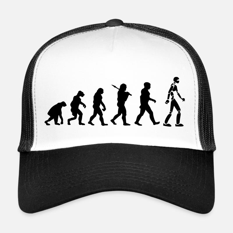 Roboter-Entwicklung - Trucker Cap - Weiß/Schwarz