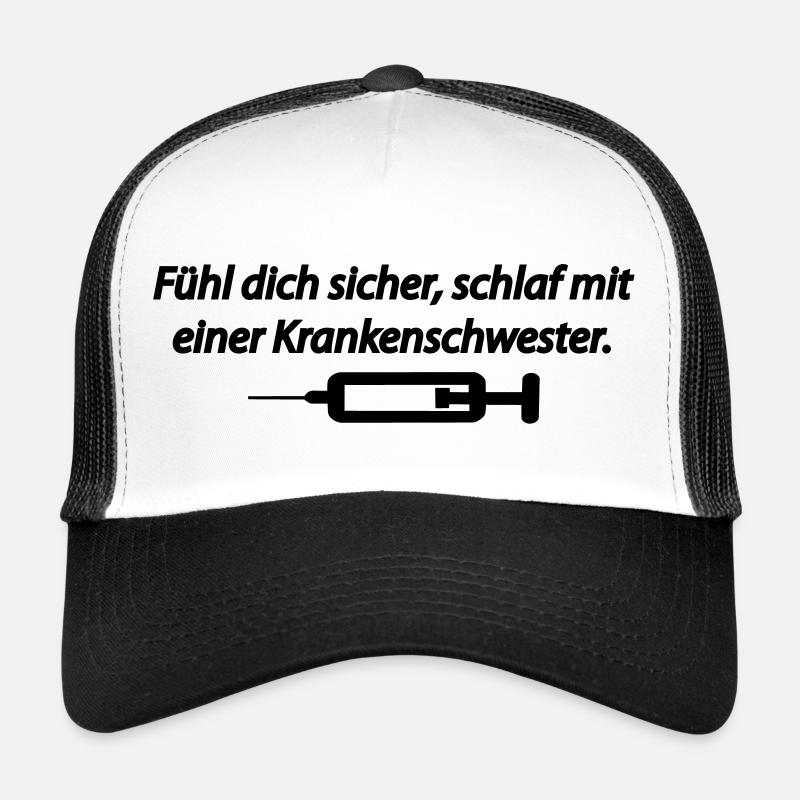Fühl dich sicher, schlaf mit einer Trucker Cap
