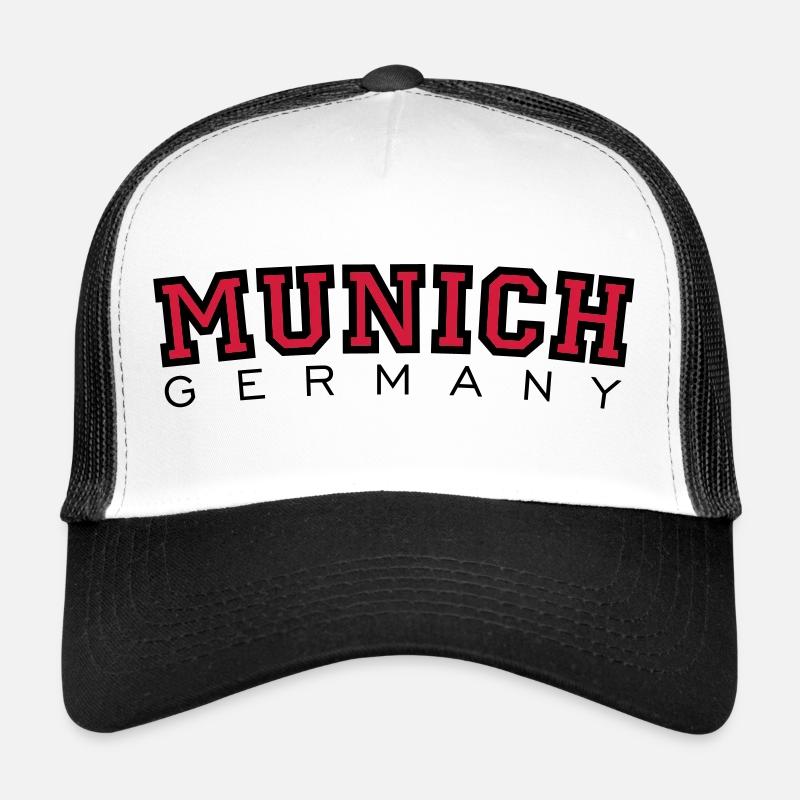 Munich Germany - Trucker Cap - white/black