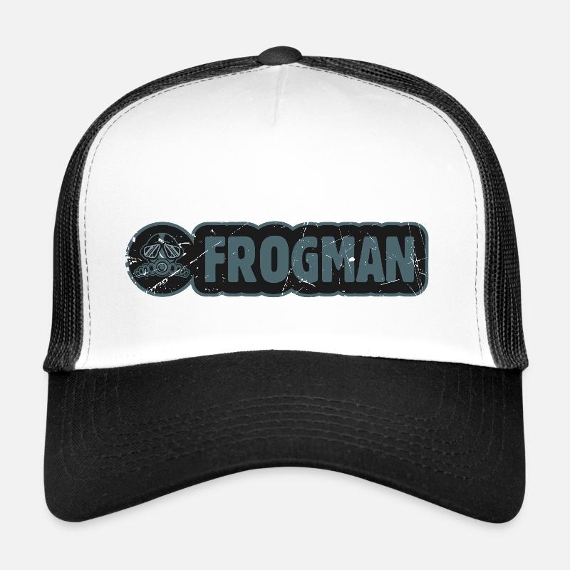 FROGMAN BLUE plongée sous marine Casquette trucker 