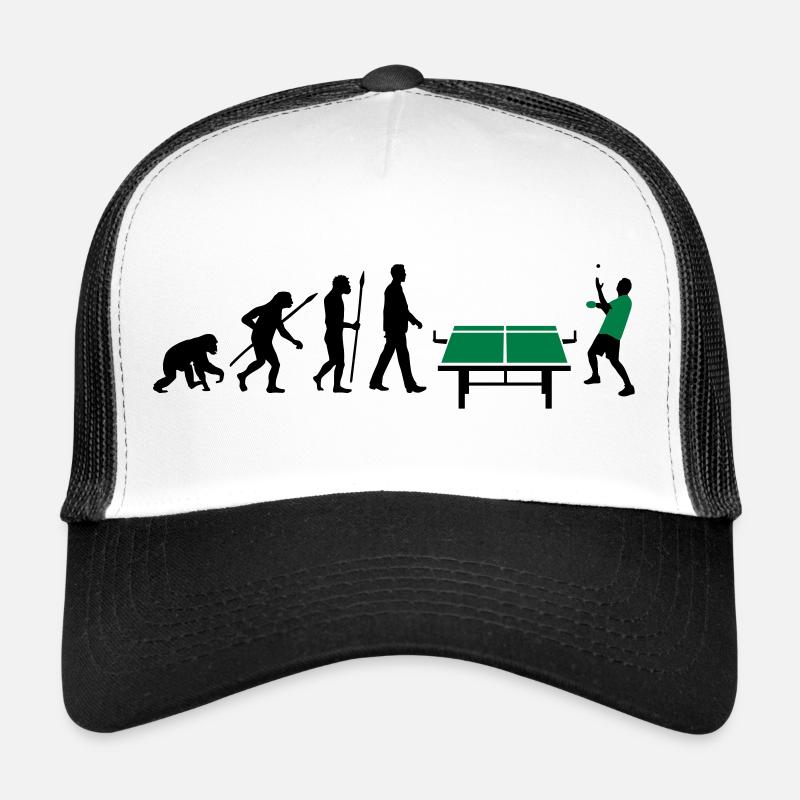 evolution_table_tennis_072012_a_2c - Casquette trucker  - blanc/noir