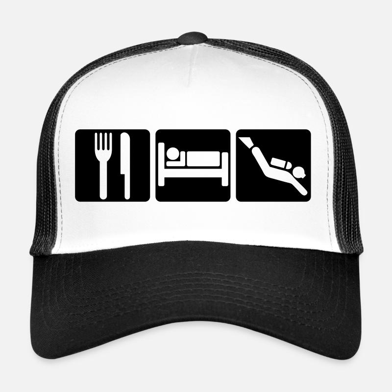 EAT SLEEP DIVE 2 Trucker Cap