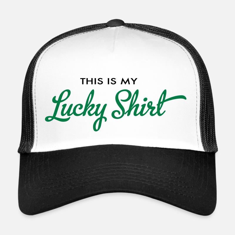 Glück - Trucker Cap - Weiß/Schwarz