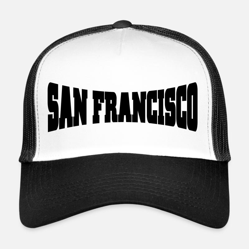 San Francisco - Trucker Cap - white/black
