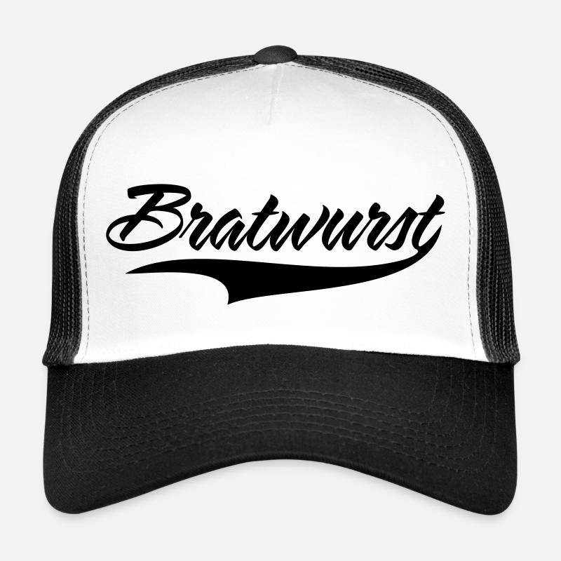bratwurst - Trucker Cap - Weiß/Schwarz