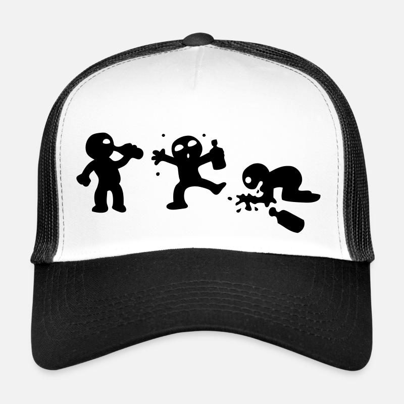 équipe alcoolique Casquette trucker 