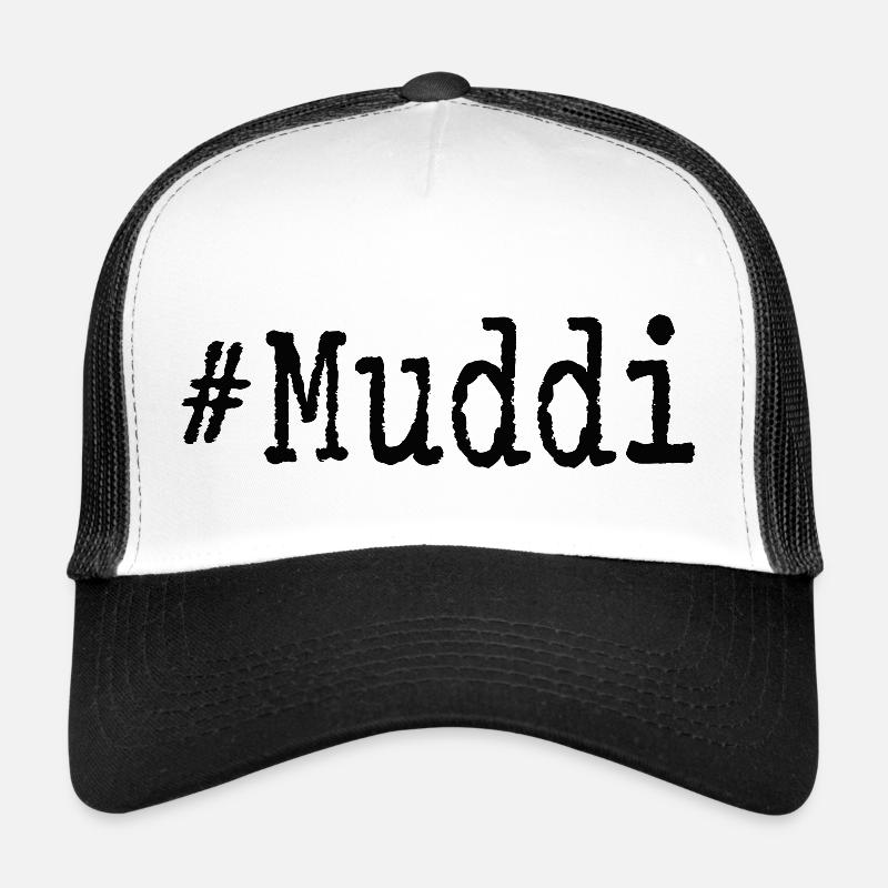 #Muddi - Trucker Cap - Weiß/Schwarz