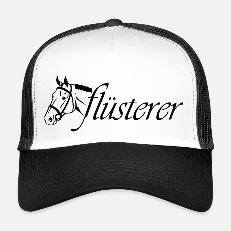 Pferdeflüsterer - Trucker Cap - Weiß/Schwarz