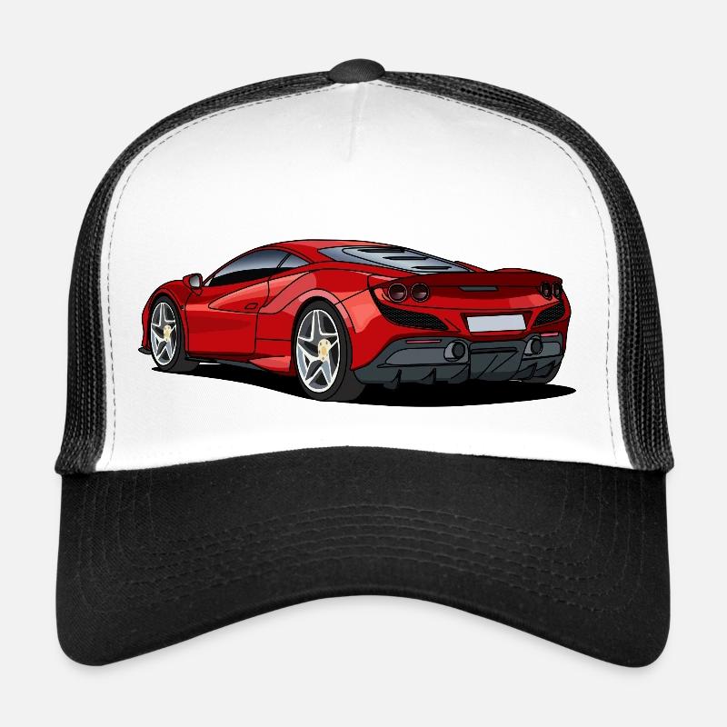Supercar - Trucker Cap - white/black