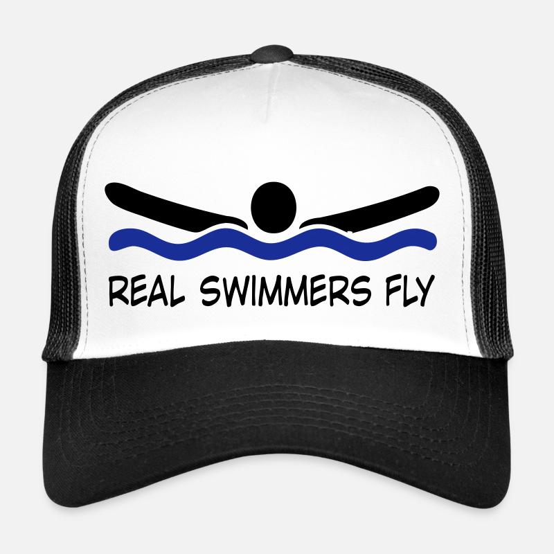butterfly - Trucker Cap - white/black