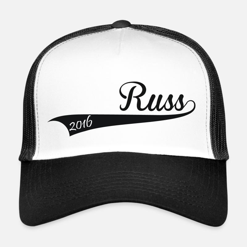 RUSS - Trucker Cap - white/black