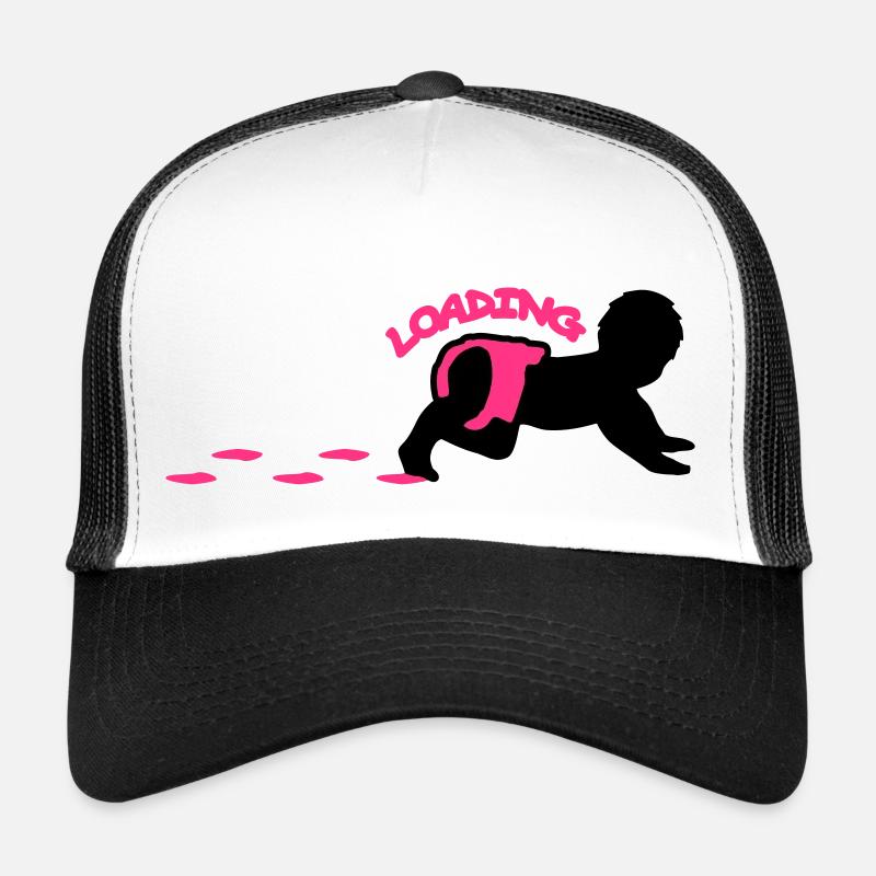 Baby Loading Design Trucker Cap
