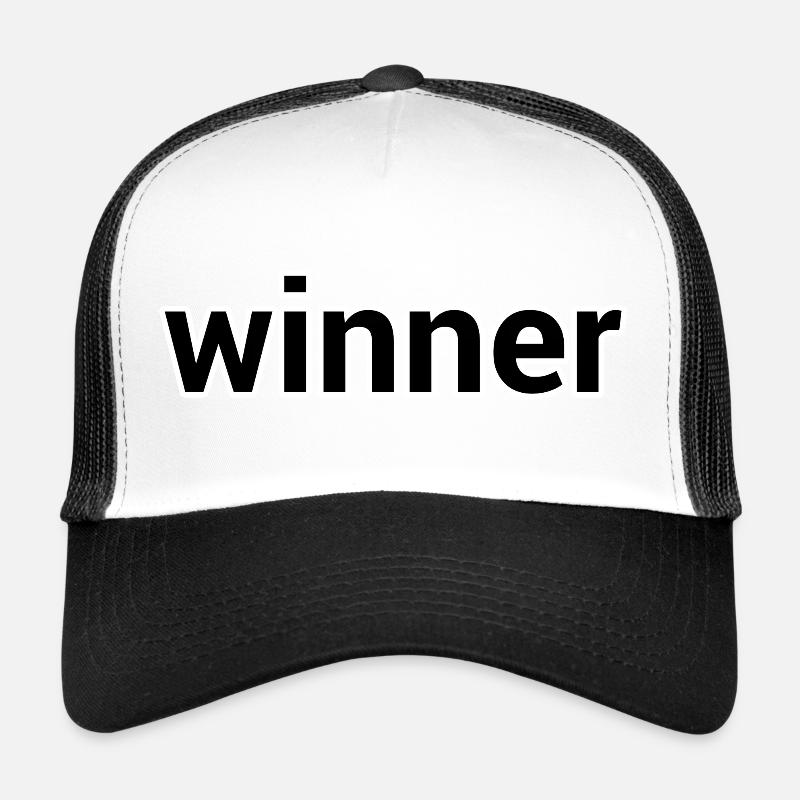 Winner - Winner - Winning - Winner Type Trucker Cap