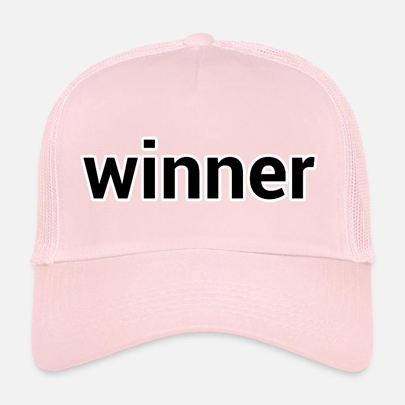Winner - Winner - Winning - Winner Type Trucker Cap