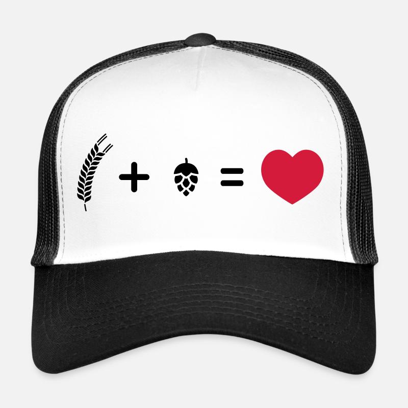 Blé et le houblon droit aime 2C. Casquette trucker 