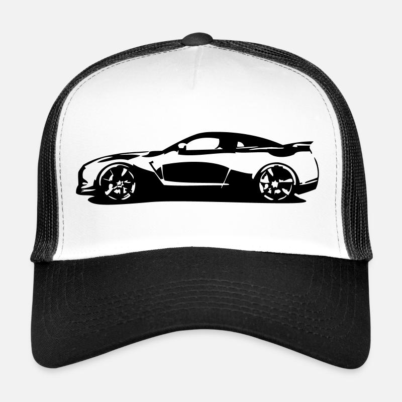 GTR - Trucker Cap - Weiß/Schwarz