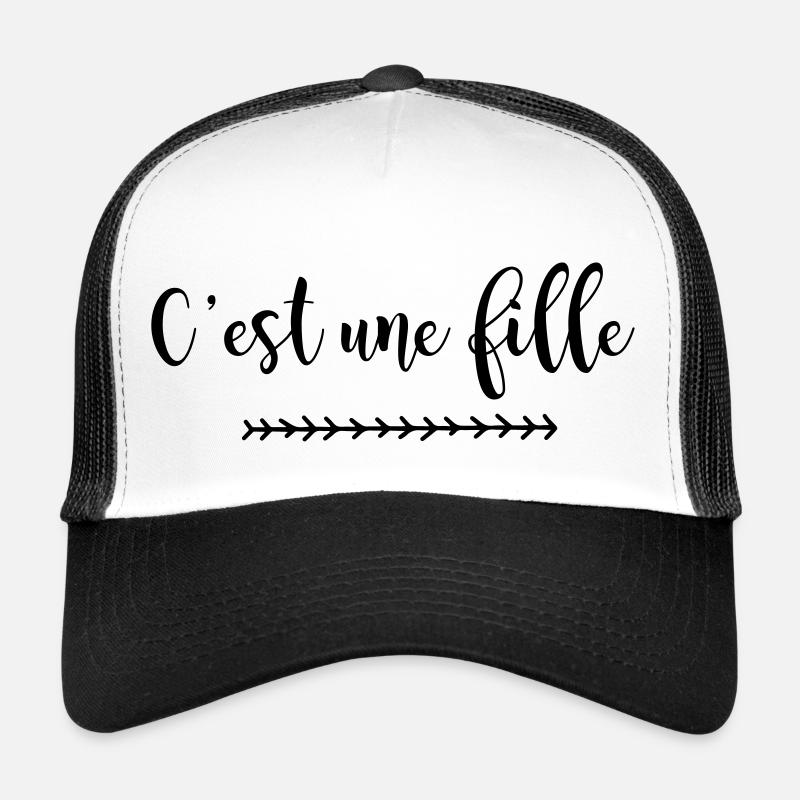 c'est une fille Casquette trucker 
