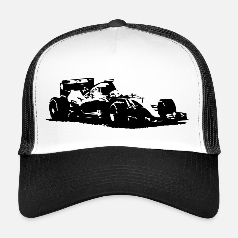 Formula One - Racecar - Casquette trucker  - blanc/noir