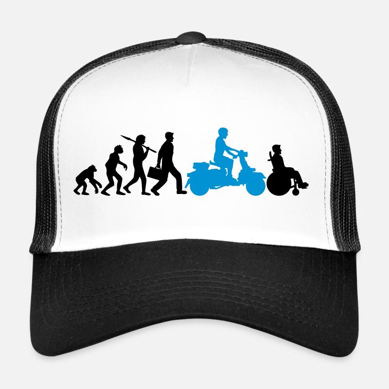accident de fauteuil roulant evolution motard motard moto c Casquette trucker 