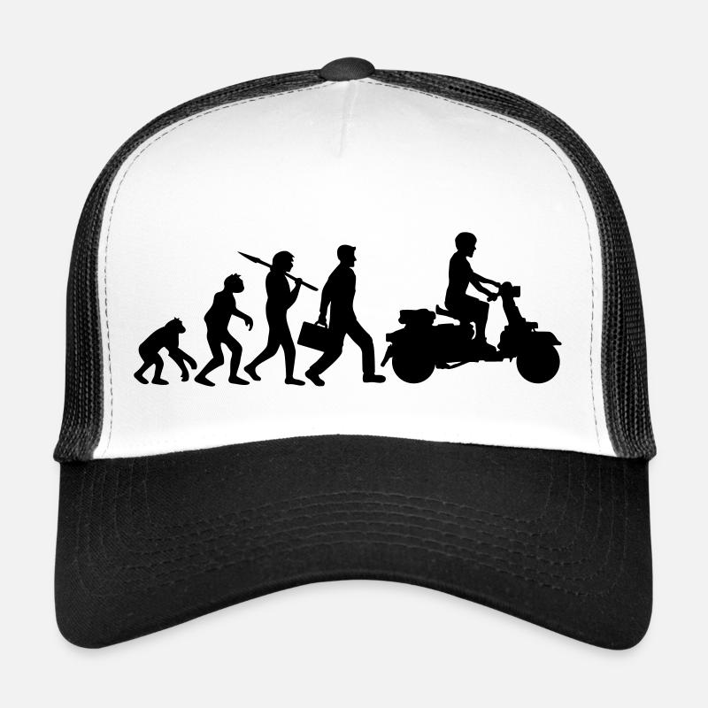 cool fahrzeug motor evolution elektrorolle Trucker Cap