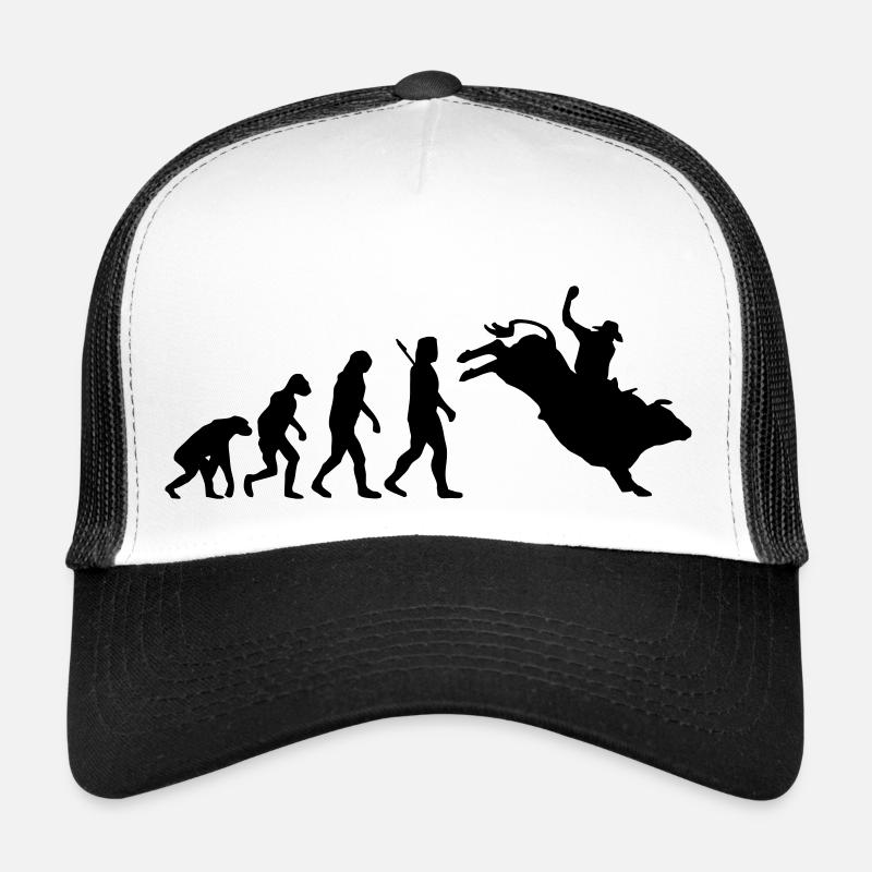 Evolution Rodeo - Trucker Cap - Weiß/Schwarz