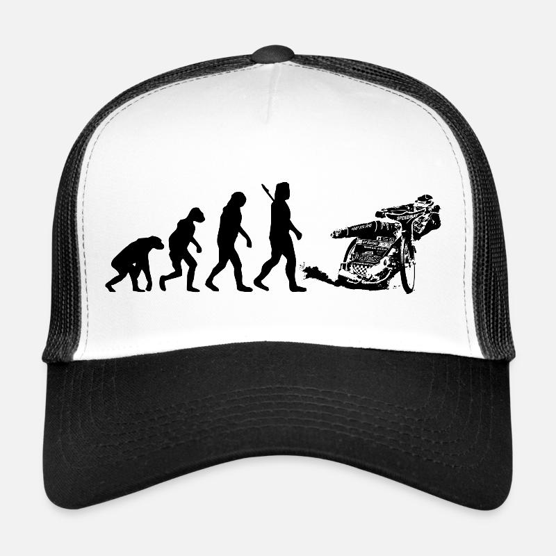 Speedway - Trucker Cap - Weiß/Schwarz