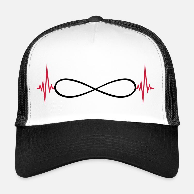 fréquence cardiaque infinie impulsion fréquence sans fin éternel gre Casquette trucker 