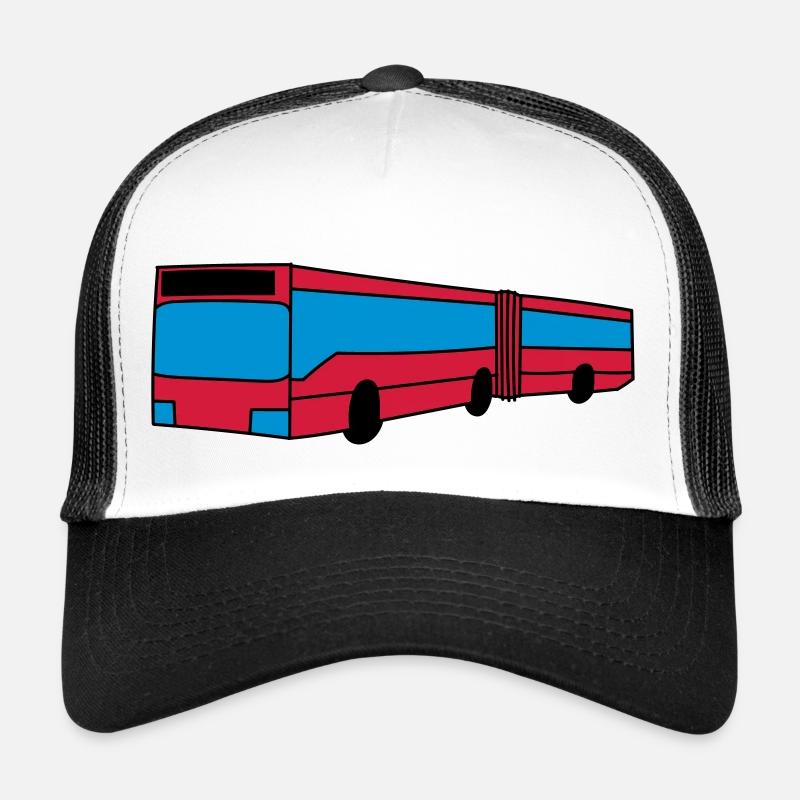 Bus - Trucker Cap - Weiß/Schwarz