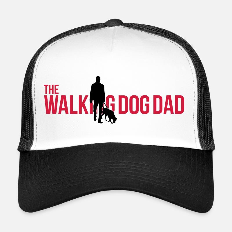 The Walking Dog Dad - Trucker Cap - Weiß/Schwarz