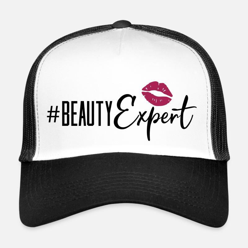 beauty expert lips - Trucker Cap - Weiß/Schwarz