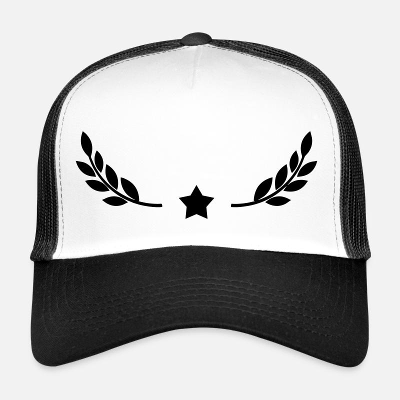 Stern mit Lorbeerkranz Design Trucker Cap