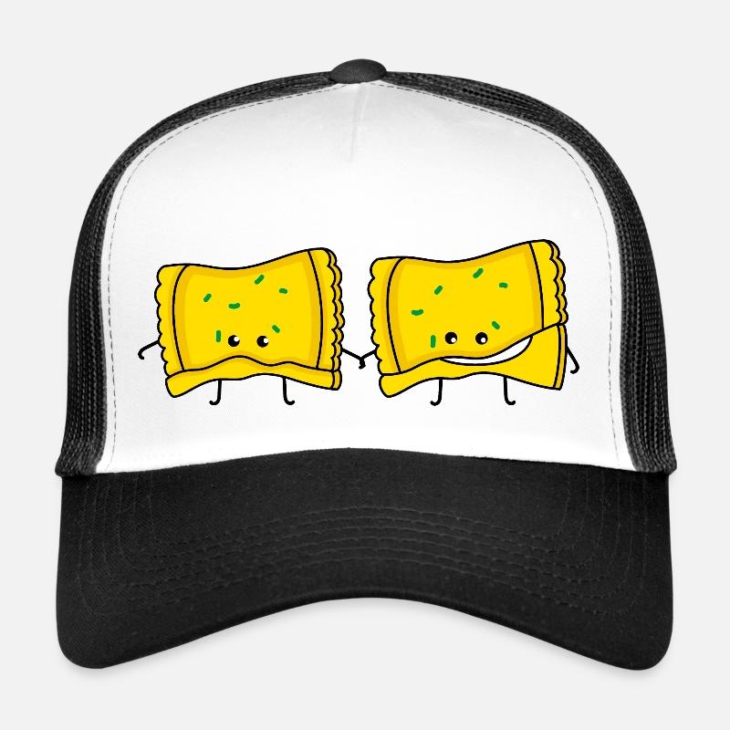 Maultaschen Paare - Trucker Cap - Weiß/Schwarz