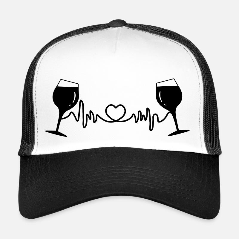 Wine glasses cardio Trucker Cap
