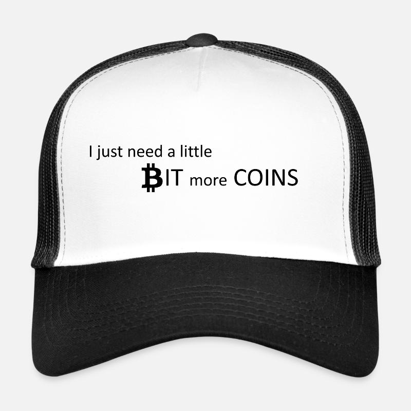 plus de bitcoin Casquette trucker 