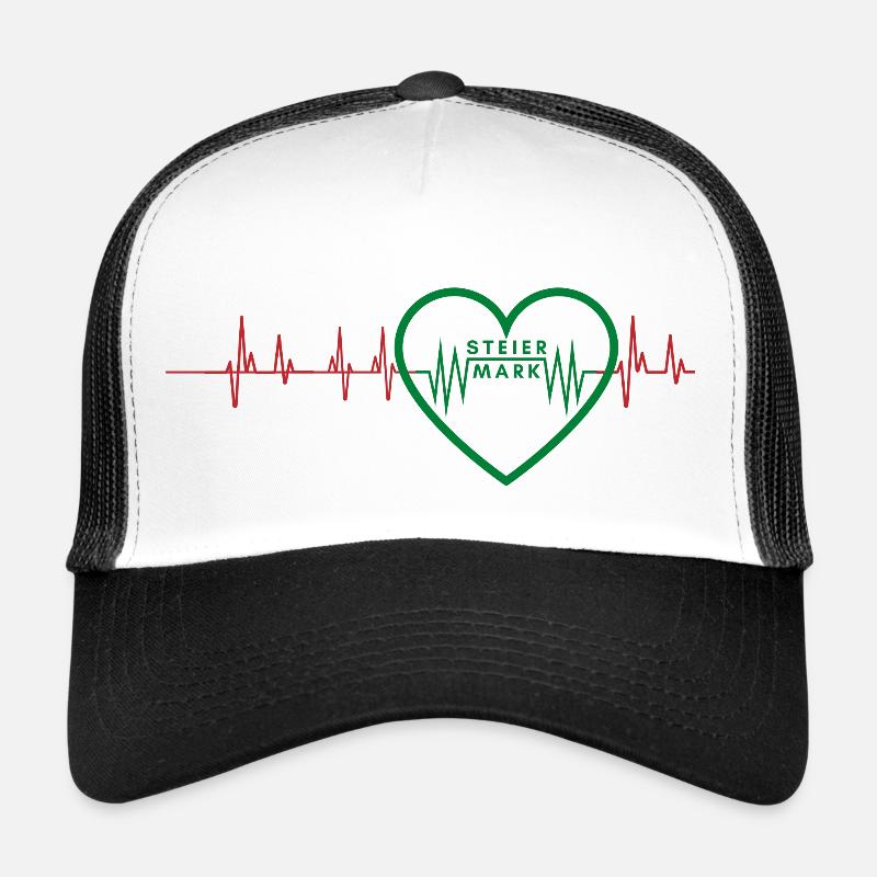 Steiermark Frequenz - Trucker Cap - Weiß/Schwarz