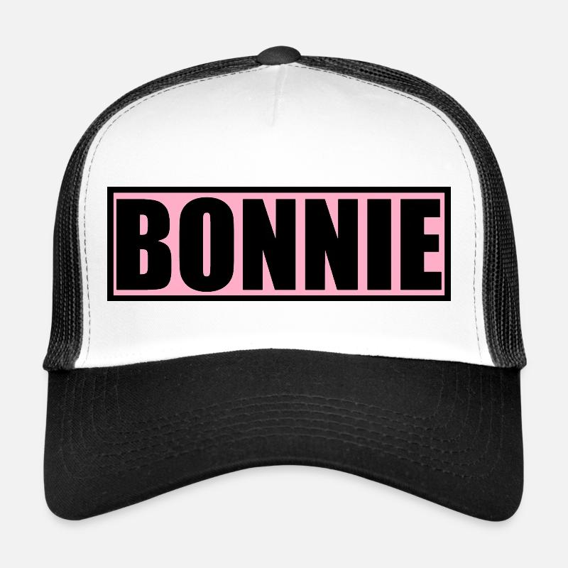 BONNIE - Trucker Cap - Weiß/Schwarz