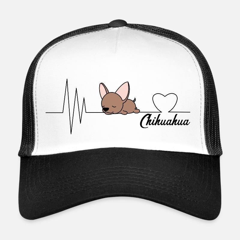 chihuahua - Trucker Cap - Weiß/Schwarz