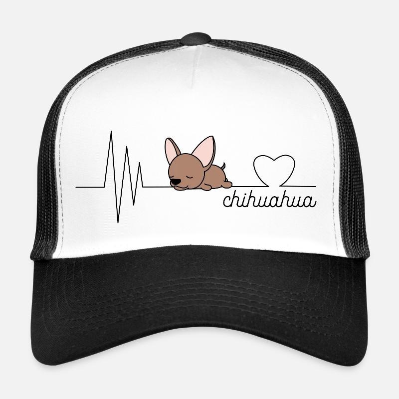 chihuahua - Trucker Cap - Weiß/Schwarz