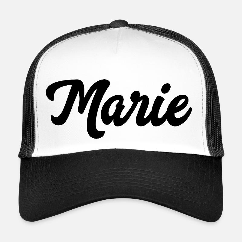 Marie Custom Text Nom d’anniversaire Casquette trucker 