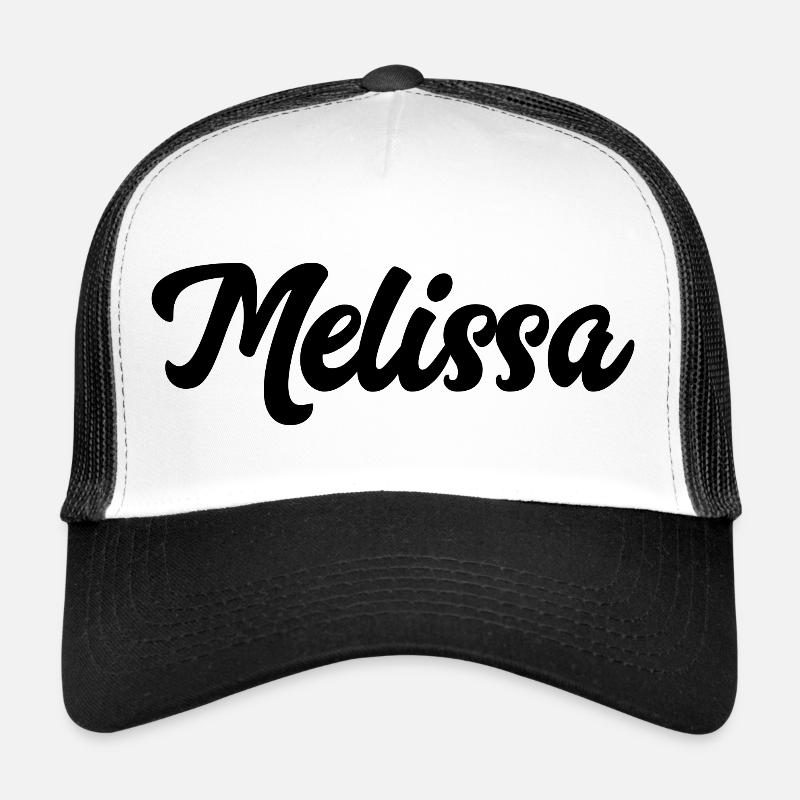 Melissa Custom Text Birthday Name Trucker Cap