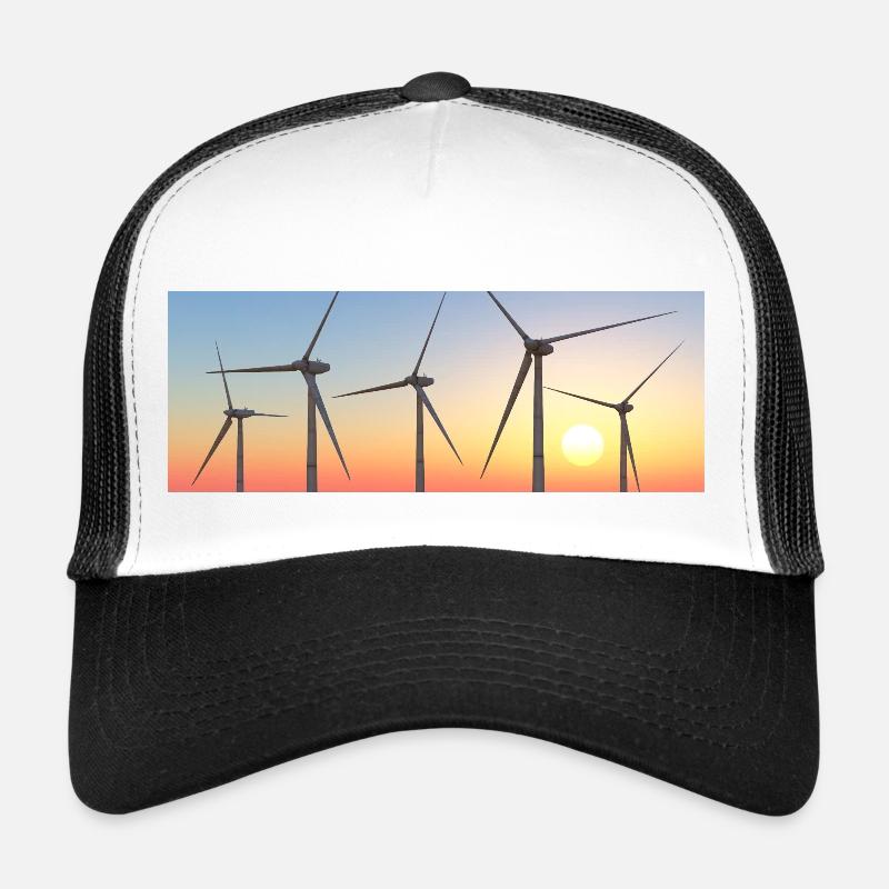 Éoliennes, éoliennes, parc éolien Casquette trucker 