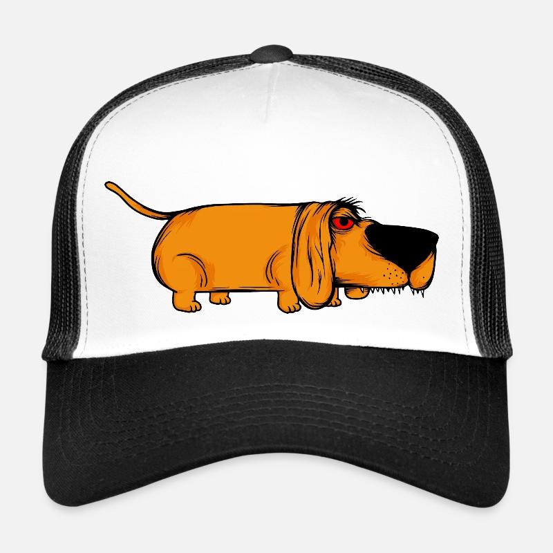 Lustige Hunde 14 - Trucker Cap - Weiß/Schwarz