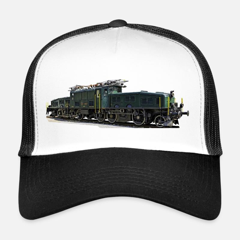SBB Krokodil - Trucker Cap - Weiß/Schwarz
