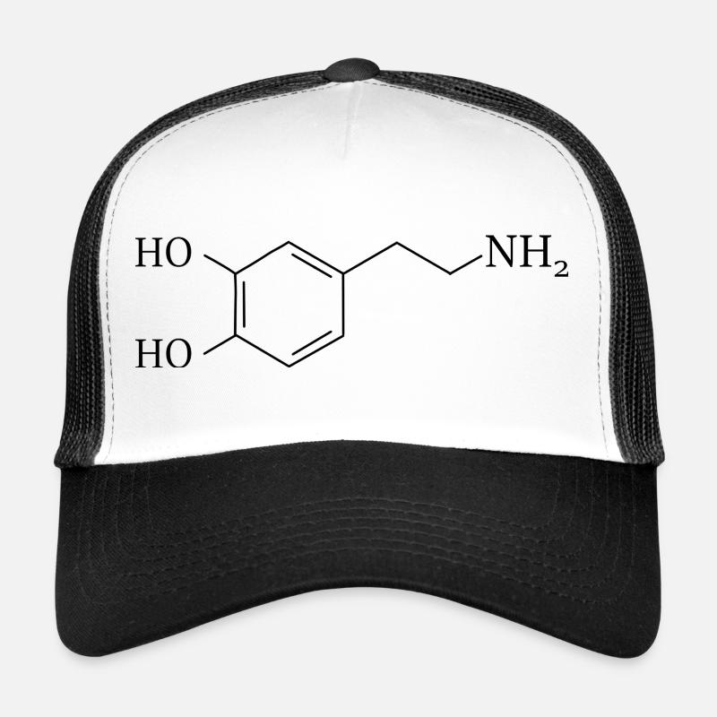 Dopamin - Trucker Cap - Weiß/Schwarz